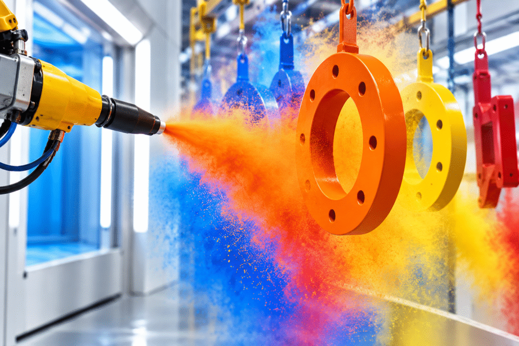 Colourful powder coating of industrial metal parts - Coatings Expo Vietnam
